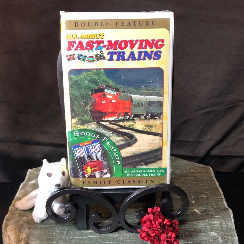 All About Fast-Moving Trains – Family Classics VHS (Red Cover) Rare